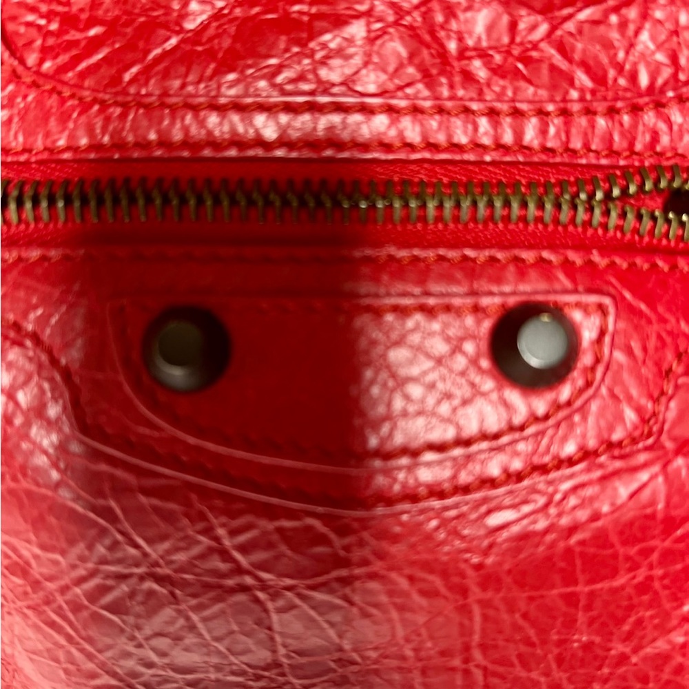 Balenciaga Small Red City Bag - Picture 6 of 6